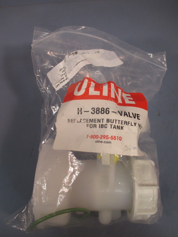 ULINE REPLACEMENT BUTTERFLY VALVE FOR IBC TANK H-3886-VALVE