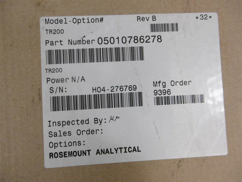 New Rosemount Analytical Sensor Transmitter TR200