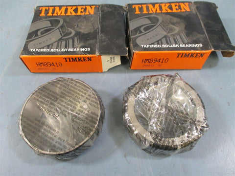 Timken HM89410 Tapered Roller Bearing Cup Lot of 2 - New