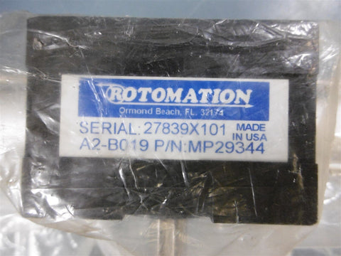 NIB Sealed Rotomation Rotary Actuator A2-B019 MP29344 7/16” Shaft