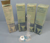Lot of 4 Pyrex Graduated Hex Base Cylinder: 50mL, 3022