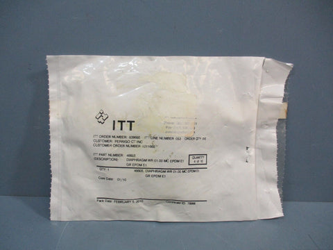 ITT 46605 Diaphragm WR 01.00 MC EPDM GR EPDM E1 Factory Sealed