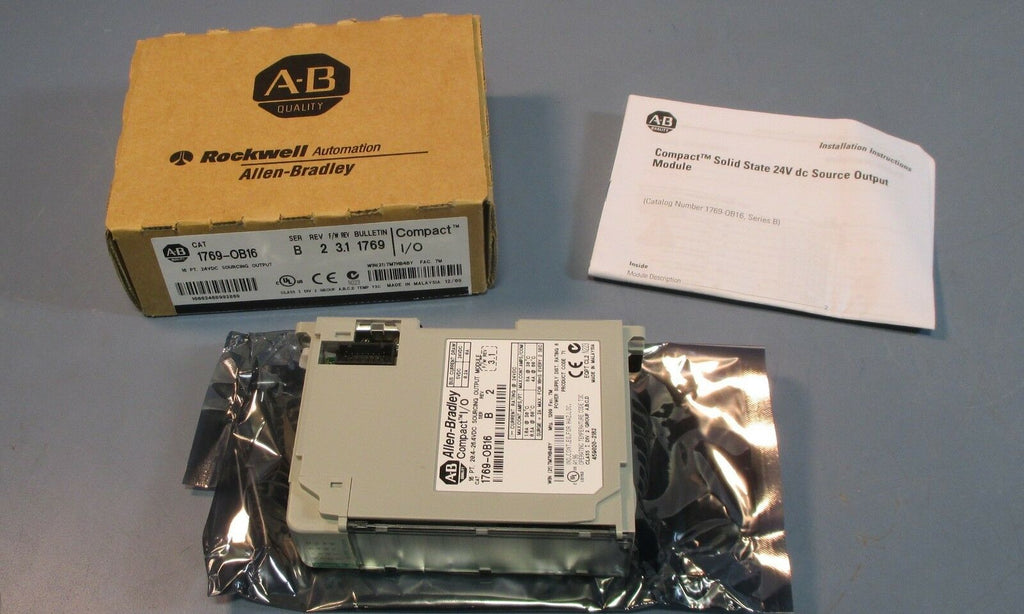 Allen Bradley 1769-OB16 Compact I/O Series B, Rev 2, 16 Pt. 24VDC NIB