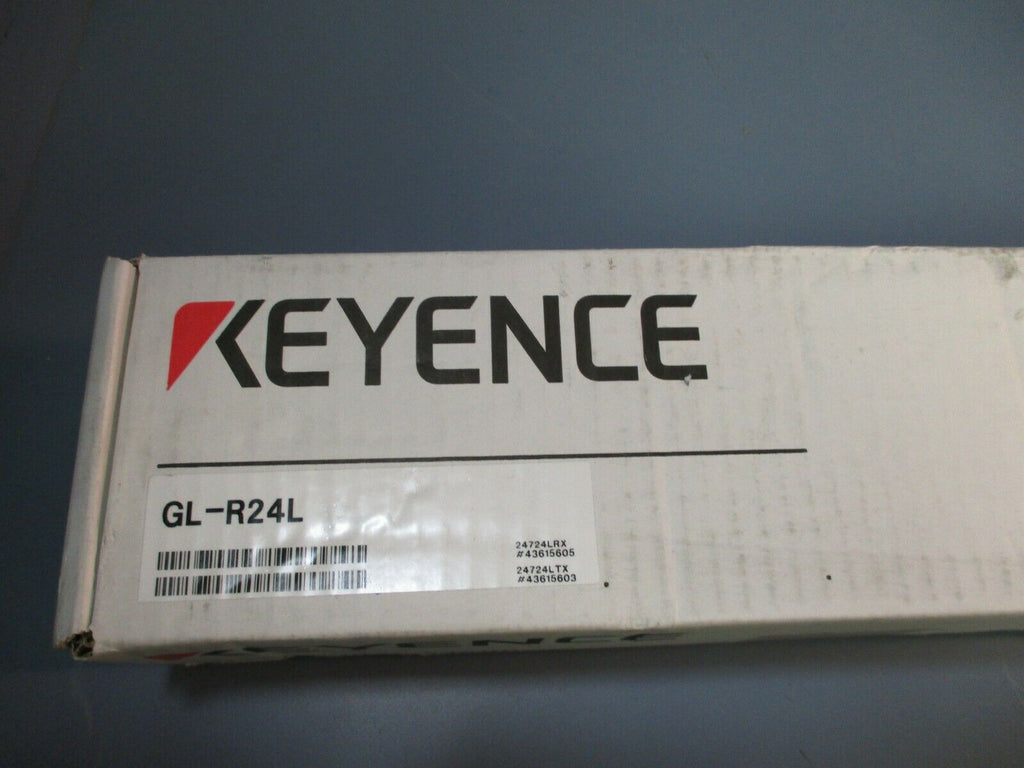Keyence Safety Light Curtain Set GL-R24L Transmitter & Receiver NEW IN BOX