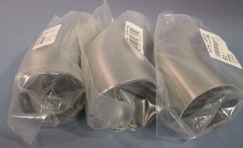 Lot of 3 2-1/2 in. Stainless Steel Long Radius 45 Degree Elbow G2KS74L