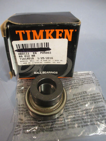 Timken Fafnir Ball Bearing RA012RR