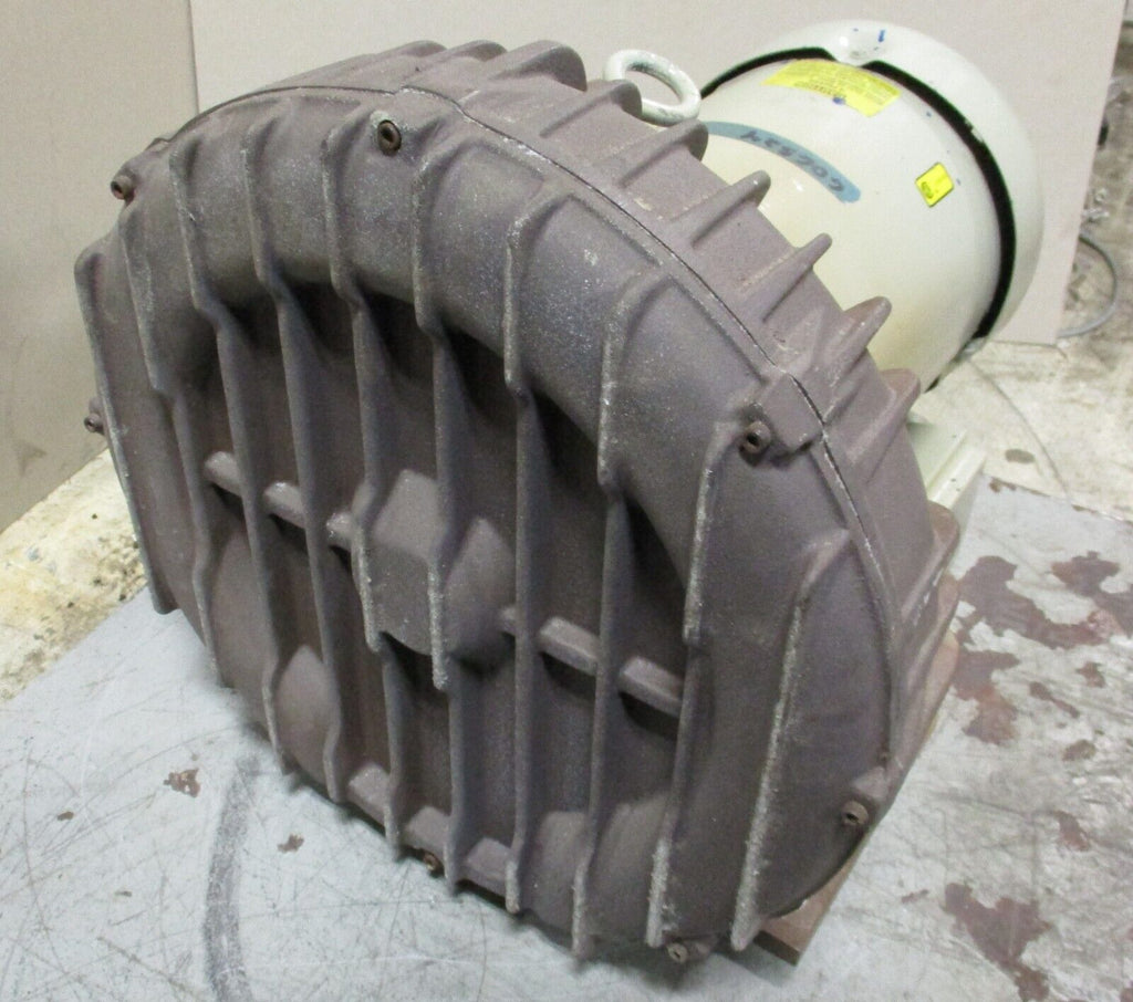 Gast Regenair R6335A2 Regenerative Blower 215 CFM w/ Baldor 3 Ph, 5 H