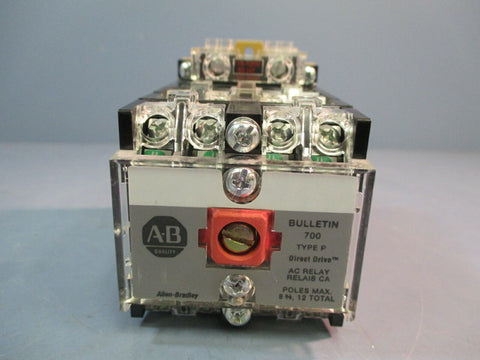 Allen Bradley Control AC Relay 700-P800A1 Series D