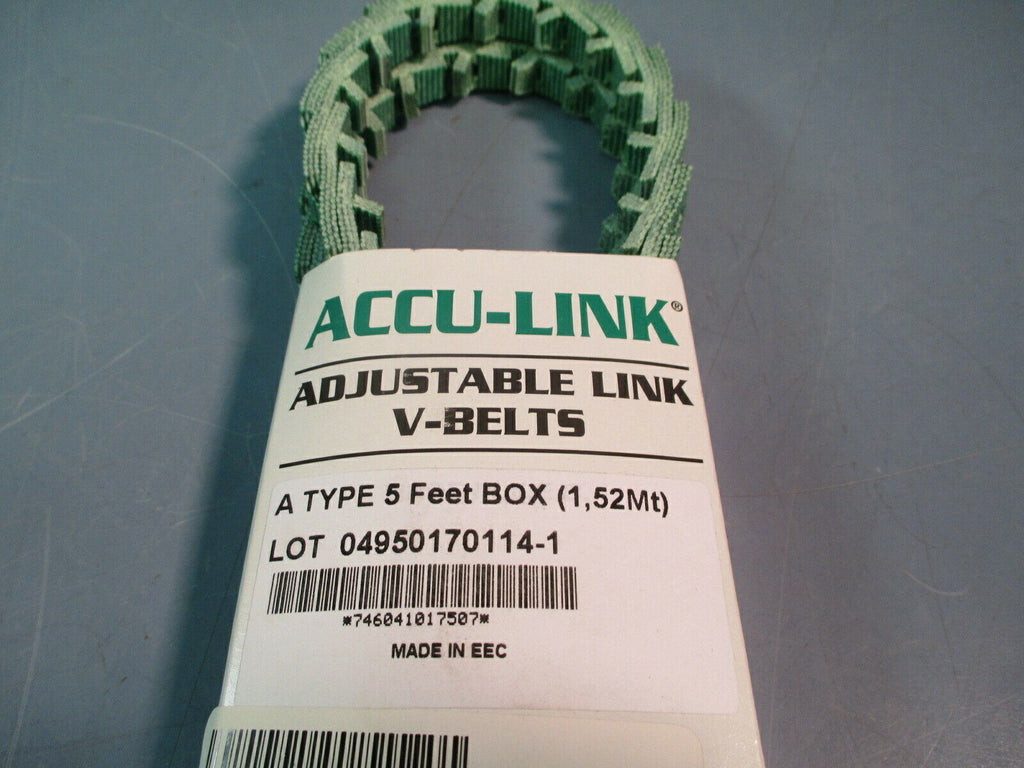 Accu-Link Adjustable Link V-Belts A Type 5Ft Box 04950270614-1 | ETech ...