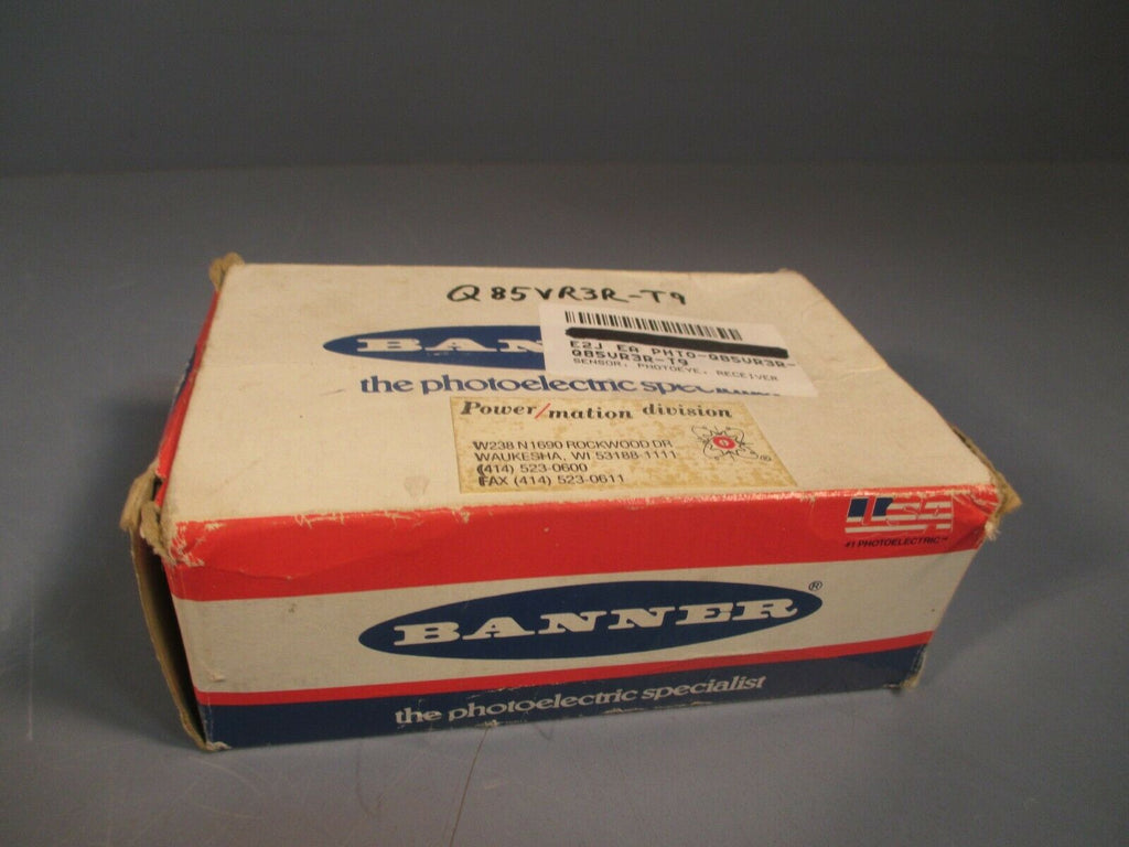 BANNER Photoelectric Sensor, Receiver Q85VR3RT9 eTech Surplus