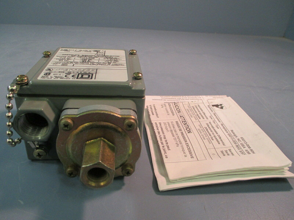 Square D Class 9012 Pressure Switch/ Interruptor Series C GAW4 eTech