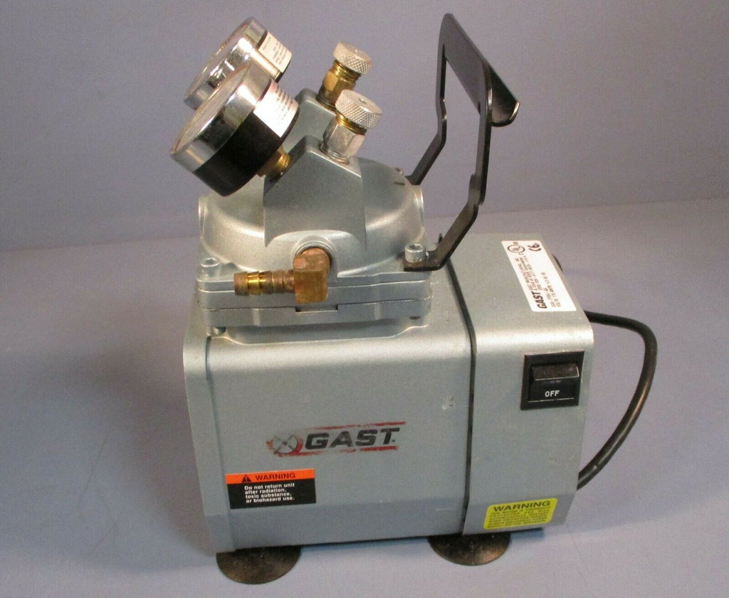 Gast DOAP704AA Vacuum Pump Oilless Diaphragm Compressor 115 Volt