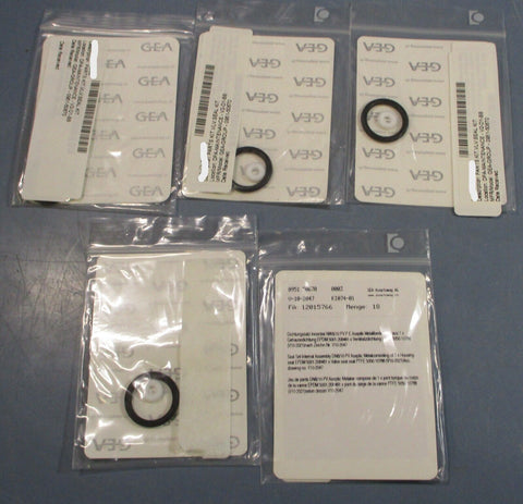 (Lot of 5) GEA Aseptomag 0951.50670 Seal Set Internal Assembly DN8/10PV