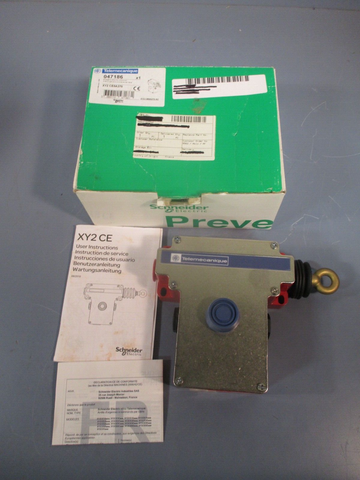 SCHNEIDER ELECTRIC TELEMECANIQUE EMERGENCY STOP TRIP WIRE SWITCH XY2CE5A270