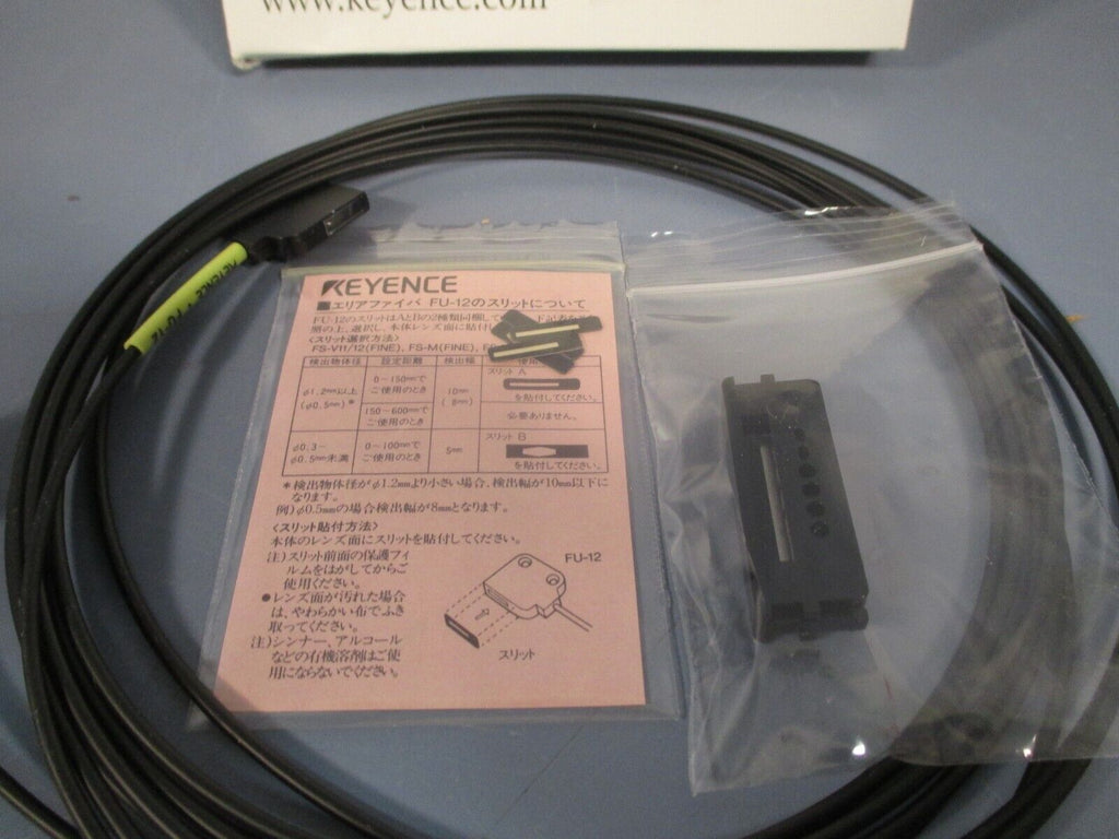 Keyence Fiber Optic Cable FU12 eTech Surplus