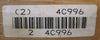Lot of 2 Vibration Mountings & Controls, Inc. Vibration Mounts P/N 4C996 NIB