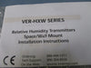 INVENSYS VER-HXW Series Relative Humidity transmitters Wall Mount - New