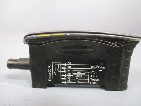 Banner 62383 Fiber-Optic Photoelectric Sensor 12-24VDC D10DPFPQ
