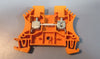 Lot 8 Allen Bradley 1492-J4 Screw Terminal Blocks 4mm Orange NWOB