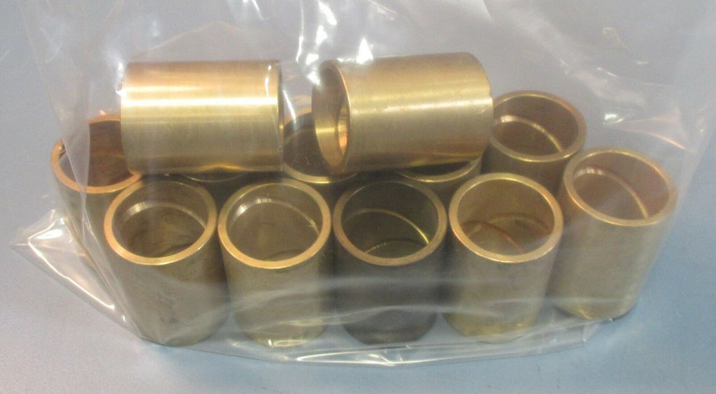 Lot of 12 Brass Groove Piston Bushings 25 x 30 x 40mm NWOB