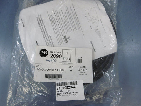 NIB Allen Bradley 2090-XXNPMP-16S09 Cable Series A Non Flex MTR