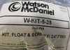 Watson Mcdaniel Steam Trap Kit W-Kit-3-23, W-Kit-4-15 W-Kit-5-25