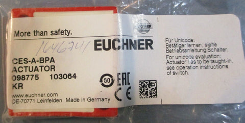 Euchner CES-A-BPA Actuator 098775 IP67/IP69K *Factory Sealed*