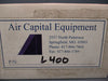 Zeks Air Capital Equipment Replacement Filter Element L400 NEW