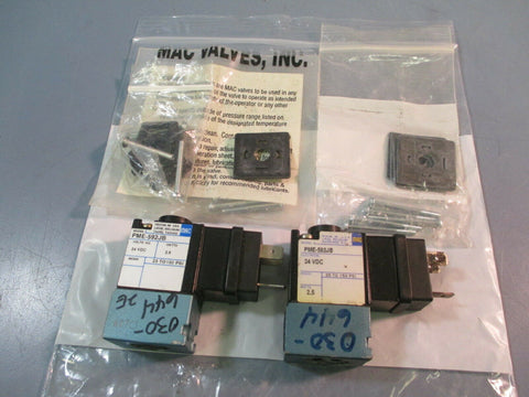 Mac Valve PME-592JB Solenoid Valve 24 VDC 2.5 Watts 25 TO 150 PSI Lot of Two