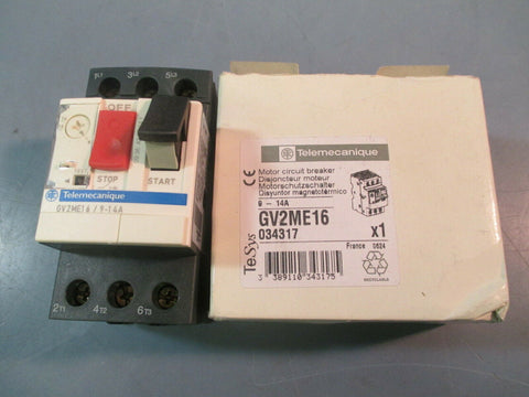 Schneider Electric GV2ME16 TeSys -Circuit Breaker  9-14A