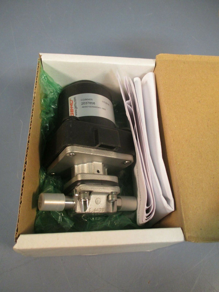 Gemu Epdm Pneumatic Sanitary Diaphragm Valve 38 2037858 Pn16 316l Etech Surplus 