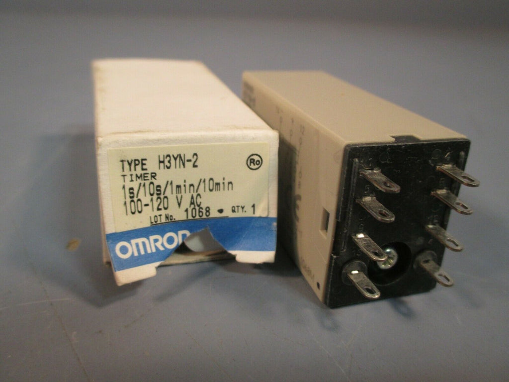 Omron Time Delay Relay 100120 VAC H3YN2 eTech Surplus