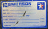 Emerson DXM-340W Servo Motor, 3000RPM Max, 960099-01, Rev A.2, 14mm Shaft Dia.