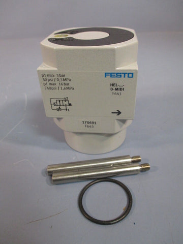 FESTO PNEUMATIC VALVE HEL-D-MIDI 170691