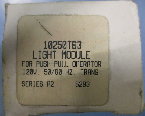 (Lot of 3) Eaton Cutler Hammer 10250T63 Light Module Push-Pull Oper 120V 50/60Hz