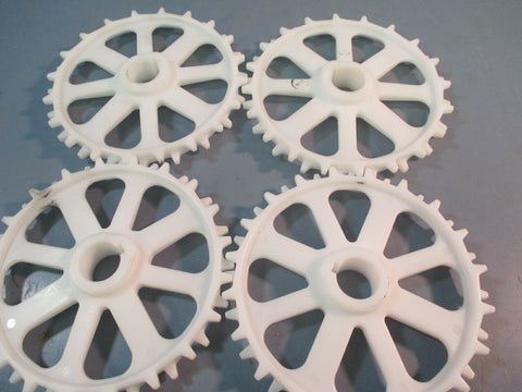 INTRALOX, SPROCKET, SERIES S2400, 20 TEETH, 6.4" 20T 1" RND SPL LOT OF 4