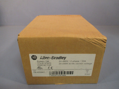 ALLEN-BRADLEY 156 SOILD STATE CONTACTOR 2 PHASE, 50A SER A 156-A50BA2