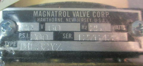 MAGNATROL 14L32YZ 120V-AC 1/2IN NPT SOLENOID VALVE