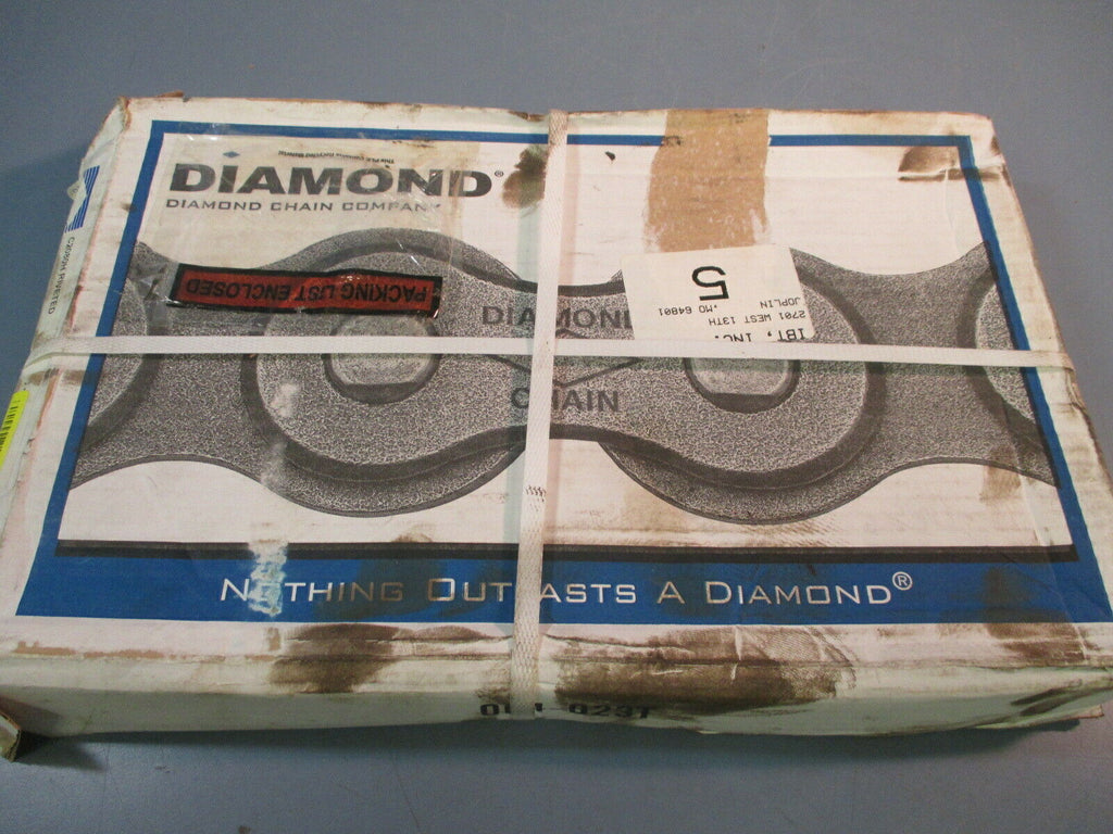 Diamond Chain Company, 10 Ft. Riveted (C2080H) Roller Chain, Double Pitch