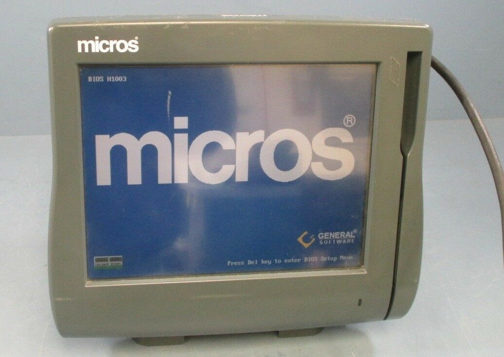 Micros Workstation 4 LX POS System Unit 400714-001 12.1" Touchscreen Used