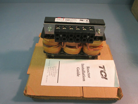 TCI KLR Series Line Reactor 3 Phase 600 Volt 45 Amp KLR45BTB