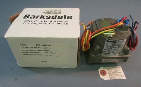 Barksdale D2H-A80SS-B2 Pressure or Vacuum Actuated Switch .5-80 PSI 160 PSI