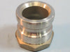 PT Coupling 20V & 20A 316SS Stainless Adapter w/ Cam & Groove Cap NWOB