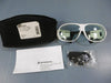 Used UVEX L596S Laser Glasses White With Case + Safety Cord Melted Arm