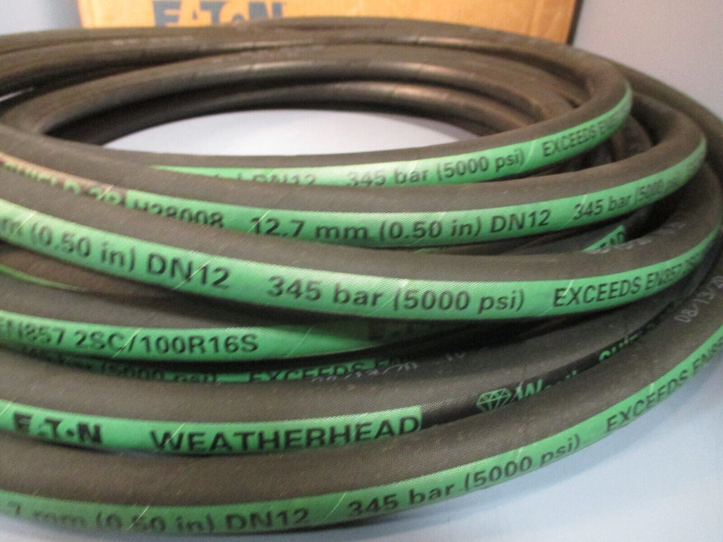 Eaton Weatherhead Hydraulic Hose 50 FT 5000 PSI H28008 eTech Surplus
