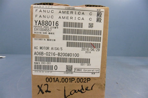 NIB SEALED FANUC A06B-0216-B200 AC Servo Motor AIS4