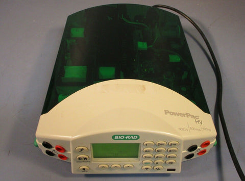 Bio Rad PowerPac HV Electrophoresis Power Supply 850 VA Max 5000 V 500 mA 400 W