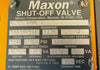 Maxon 1.5" 5000 1 Shut Off Valve Natural Gas 70 PSI, 115 Volt Trim 1-1, 6 Sec