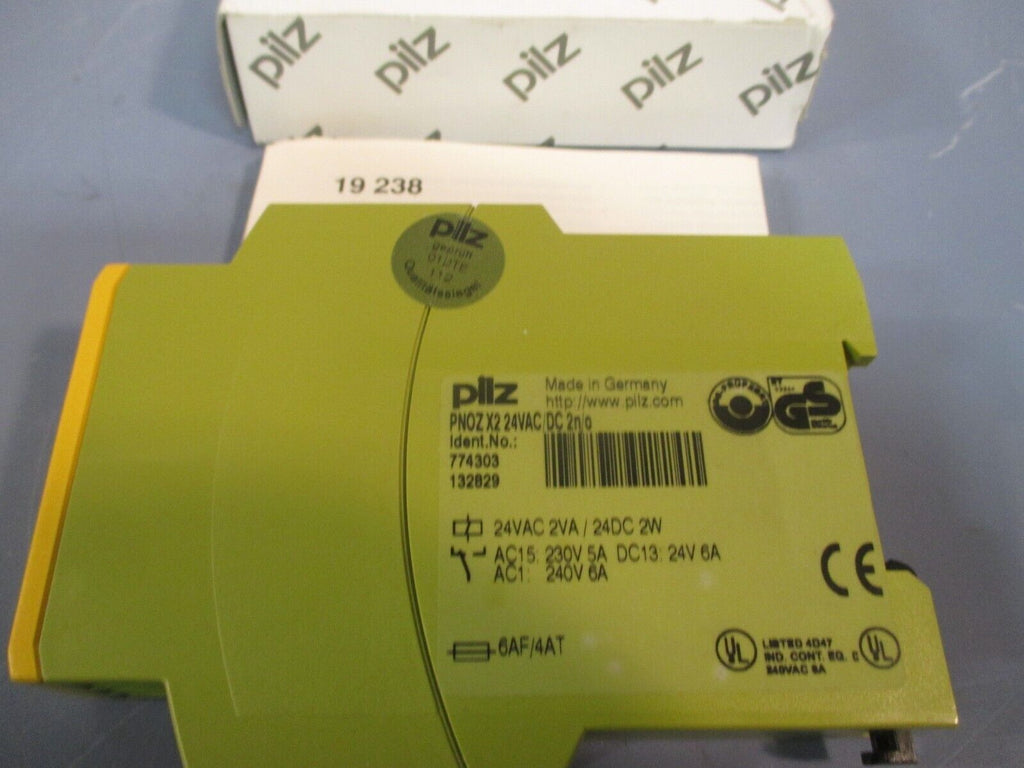 Pilz PNOZ X2 Safety Relay 24VAC/DC 2n/o 774303 | ETech Surplus