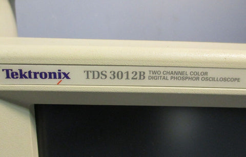 Tektronix TDS 3012B 100 MHz DPO Digital Phosphor Oscilloscope w TDS 3AAM & 3TRG